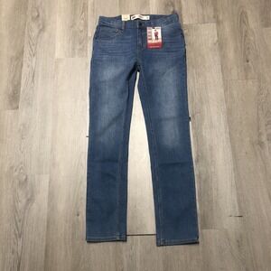 Levi's 510 Skinny Jeans size 16 Reg boy youth W28 L30 adjustable waist 28x30 NWT